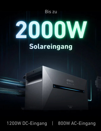 Anker SOLIX Solarbank 2 E1600 AC Solarstromspeicher 1600Wh