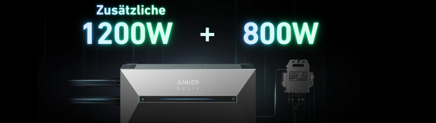 Anker SOLIX Solarbank 2 E1600 AC Solarstromspeicher 1600Wh