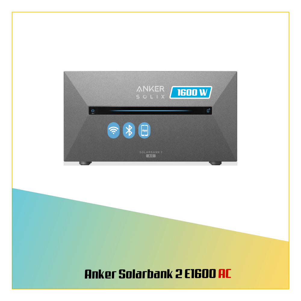 Anker SOLIX Solarbank 2 E1600 AC Solarstromspeicher 1600Wh