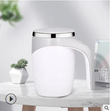 380ml automatisch selbst rührender Magnetbecher mit LCD-Bildschirm, Kaffee, Milch, Saft, Mischbecher, USB wiederaufladbare Smart-Thermal-Cups