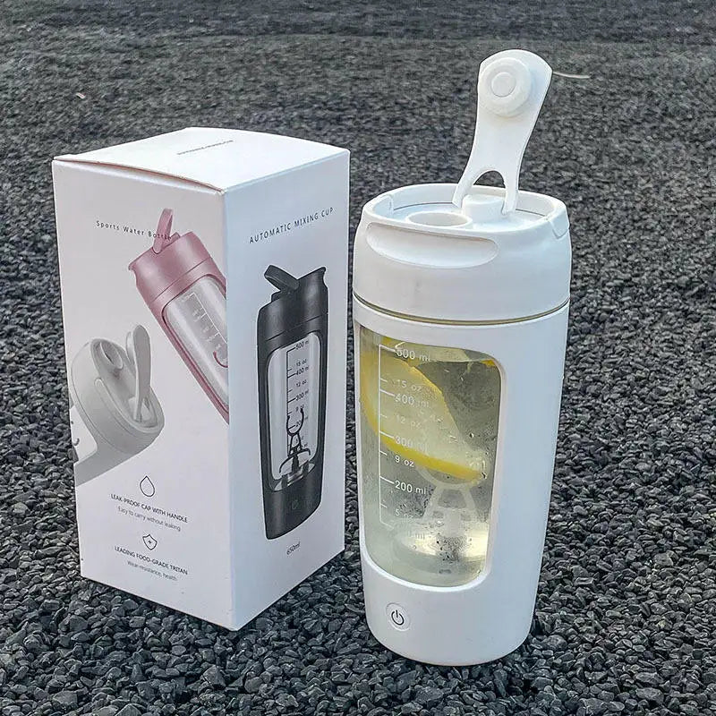USB Elektrischer tragbarer Whey-Protein-Shaker, vollautomatischer Rührbecher, wiederaufladbar, Gym BA Free Cocktail Blend