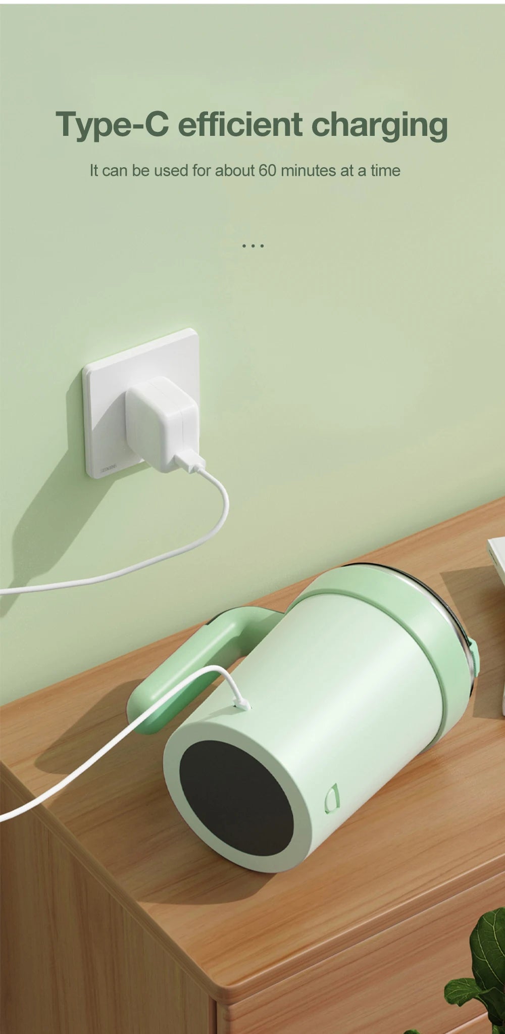 Automatischer Rührbecher, wiederaufladbarer Magnetmischer, elektrische Rührbecher, Edelstahl, Kaffeebecher, rotierender magnetischer Becher