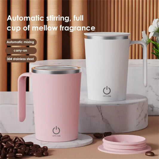Elektrischer Küchenmixbecher, Rührkaffeetasse, automatisches Mischen von Tassen, rotierender magnetischer Wasserbecher
