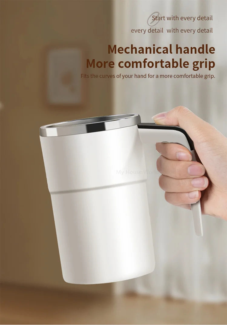Automatische Rühr becher wiederauf ladbare tragbare Kaffee elektrische Rühren Edelstahl mischer rotierende magnetische selbst rührende Becher
