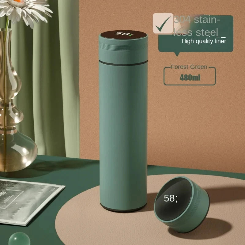 500ml Thermos Flasche Smart Cup Digital mit Temperatur Display - Edelstahl Thermos Flasche Lang anhaltende Wärme