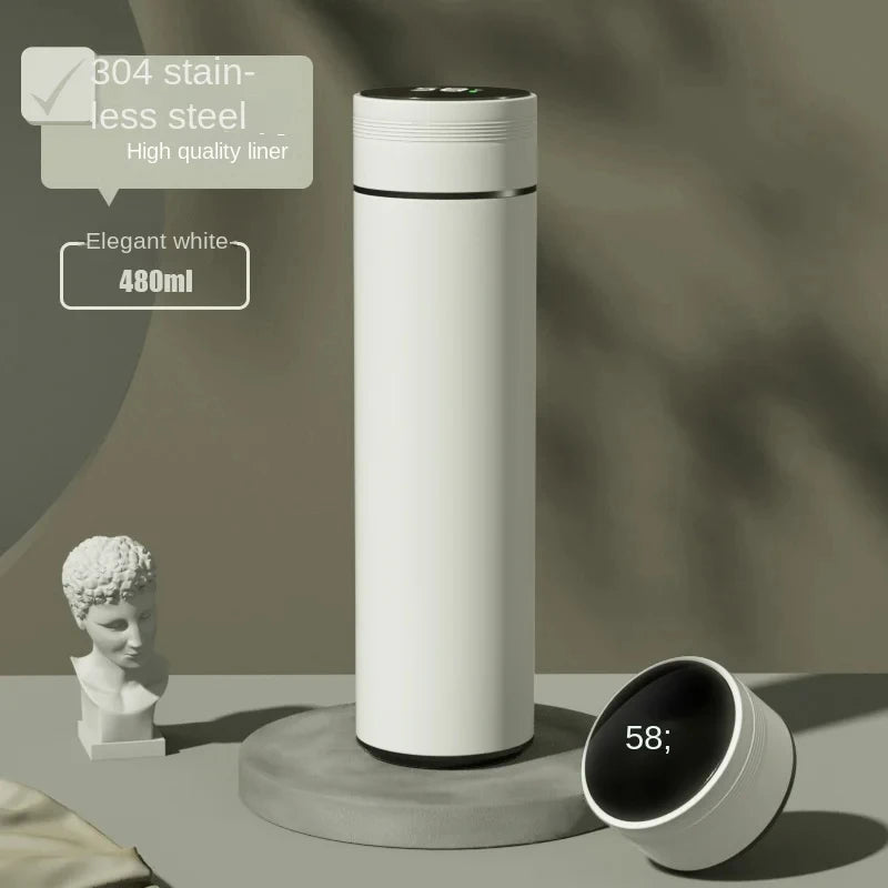 500ml Thermos Flasche Smart Cup Digital mit Temperatur Display - Edelstahl Thermos Flasche Lang anhaltende Wärme