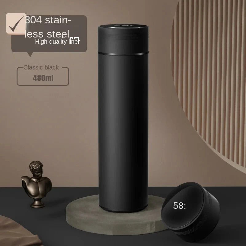 500ml Thermos Flasche Smart Cup Digital mit Temperatur Display - Edelstahl Thermos Flasche Lang anhaltende Wärme