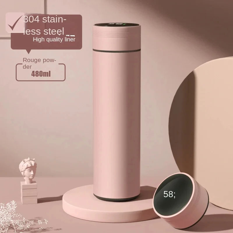 500ml Thermos Flasche Smart Cup Digital mit Temperatur Display - Edelstahl Thermos Flasche Lang anhaltende Wärme