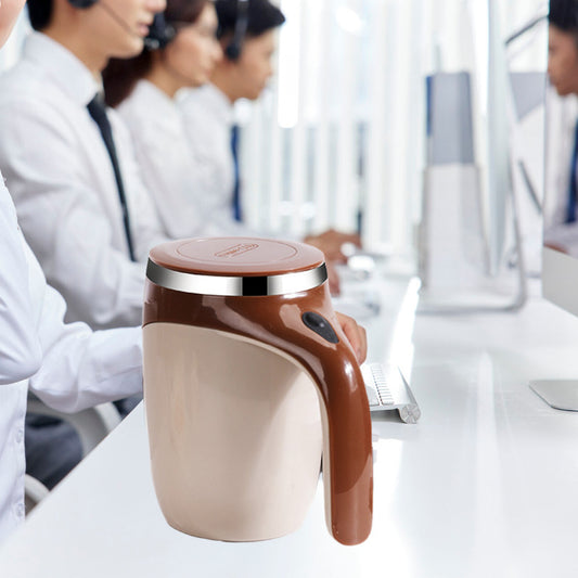 Lazy Man Magnetisierte Tasse Kaffeetasse Magnetische Vollautomatische Rührtasse